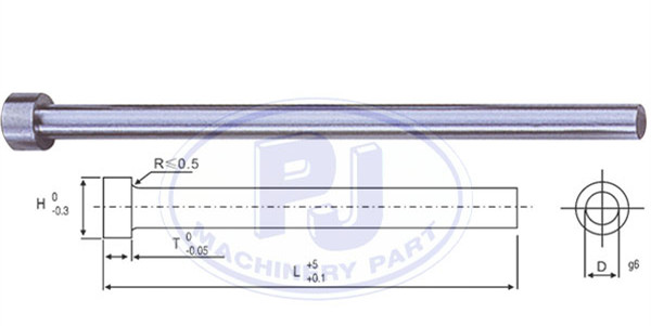 SKD-61  EJECTOR PIN หัวยูโร