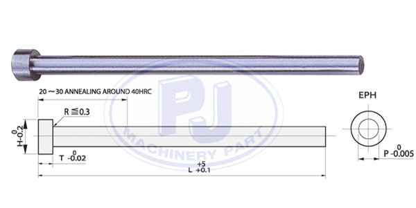 SKH-51 EJECTOR PIN  ไฮสปีด