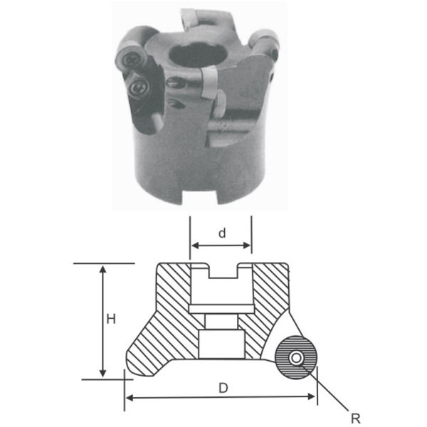 GR FACE & COPY MILLING CUTTER